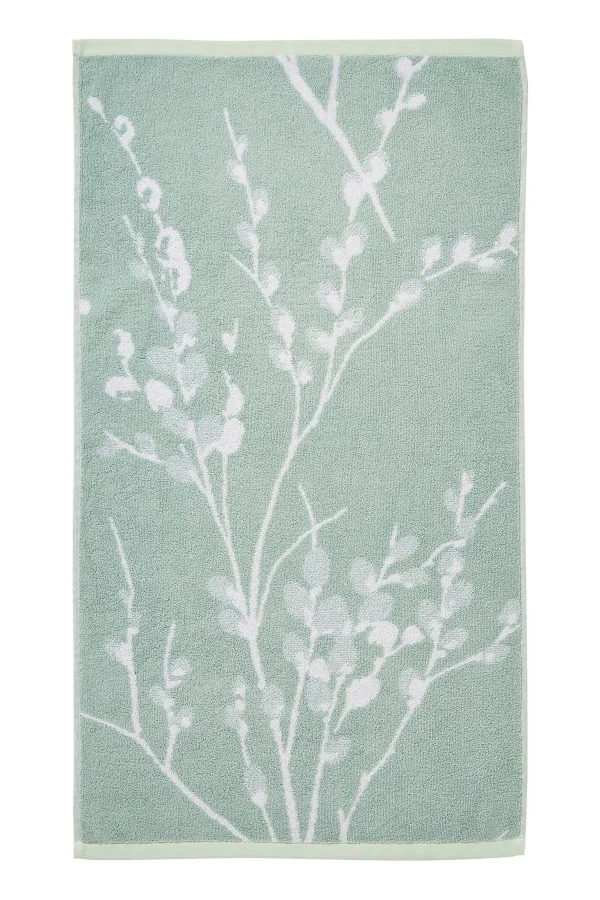 Pussy Willow, håndklær med gåsunger fra Laura Ashley i duck egg - Bilde 3