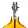 Amber, ravfarget lampefot i glass og krystall - Bilde 3