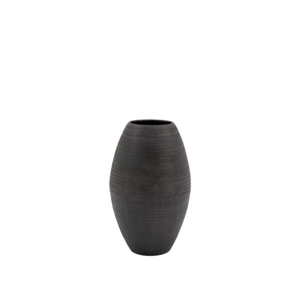 Artistic Arrow, høy, rustikk vase i sort aluminium - Bilde 3