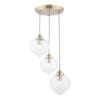 Whitham, taklampe med 3 pendler i messing og glass fra Laura Ashley - Bilde 4