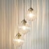 Whitham, taklampe med 3 pendler i messing og glass fra Laura Ashley - Bilde 3