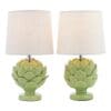 Artichoke, par med bordlamper i grønt fra Laura Ashley - Bilde 2