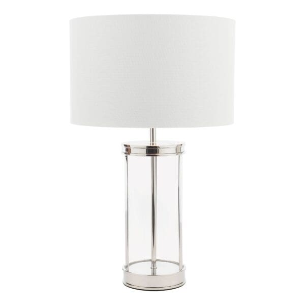 Harrington, bordlampe i glass og krom fra Laura Ashley H49cm - Bilde 3