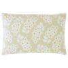 Wisteria, putetrekk i beige og orange, med japansk inspirasjon fra Orla kiely
