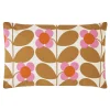 Orla Kiely Stem Bloom retro putetrekk i orange og rosa