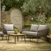 Marzano Lounge Sett, i aluminium med flettedetaljer - Bilde 2