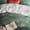 Pussy Willow, sengesett med gåsunger i grønt fra Laura Ashley - Bilde 2