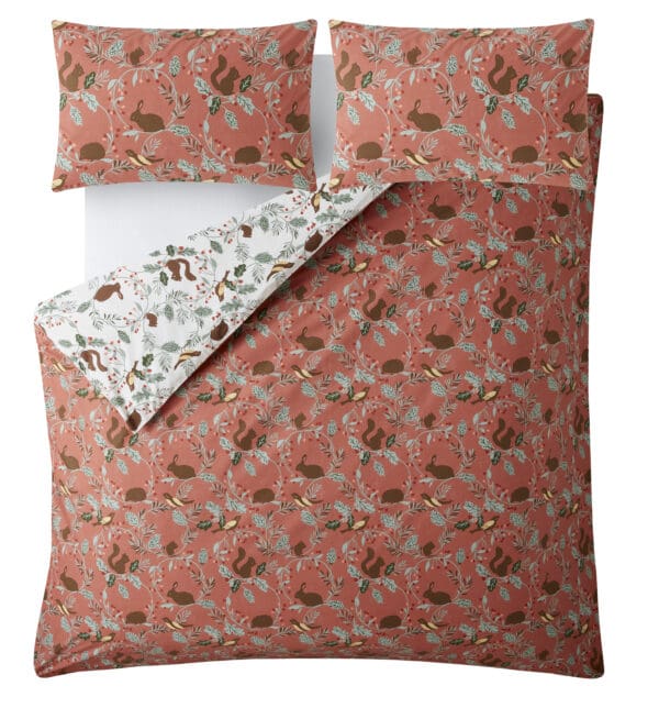 Autumnal Woodland, høstlig sengesett med ekorn fra Laura Ashley - Bilde 6