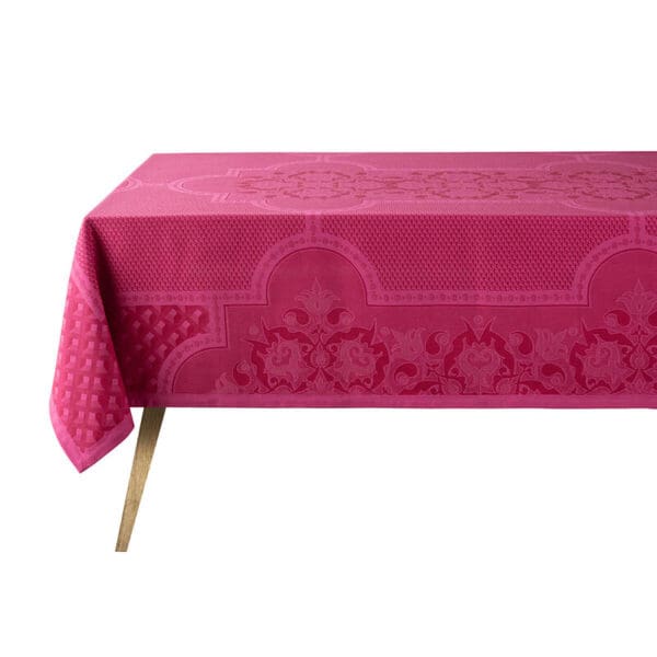 "Palais Vènitien" damaskduk  i bomull i rosa - Bilde 3