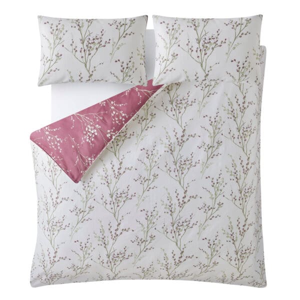 Pussy Willow, sengesett med gåsunger i plommelilla fra Laura Ashley - Bilde 3