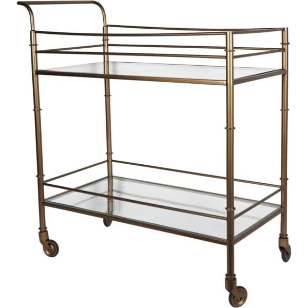 Bamboo, Trillebord/Cocktail tralle i messingfarget jern fra Laura Ashley - Bilde 2