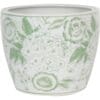 Blomsterpotte i grønt og hvitt fra Laura Ashley D24cm - Bilde 3