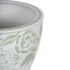 Blomsterpotte i grønt og hvitt fra Laura Ashley D24cm - Bilde 6