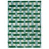 Harlequin Basket weave, gulvteppe med flettemønster i grønt/aqua - Bilde 4