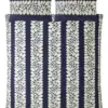 Sycamore Stripe, retro sengesett i marine og krem fra Orla Kiely - Bilde 3