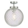 Wayne, taklampe til badet i krom, med kule i glass (IP44) - Bilde 3