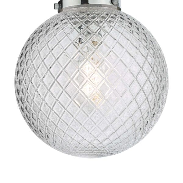 Wayne, taklampe til badet i krom, med kule i glass (IP44) - Bilde 4