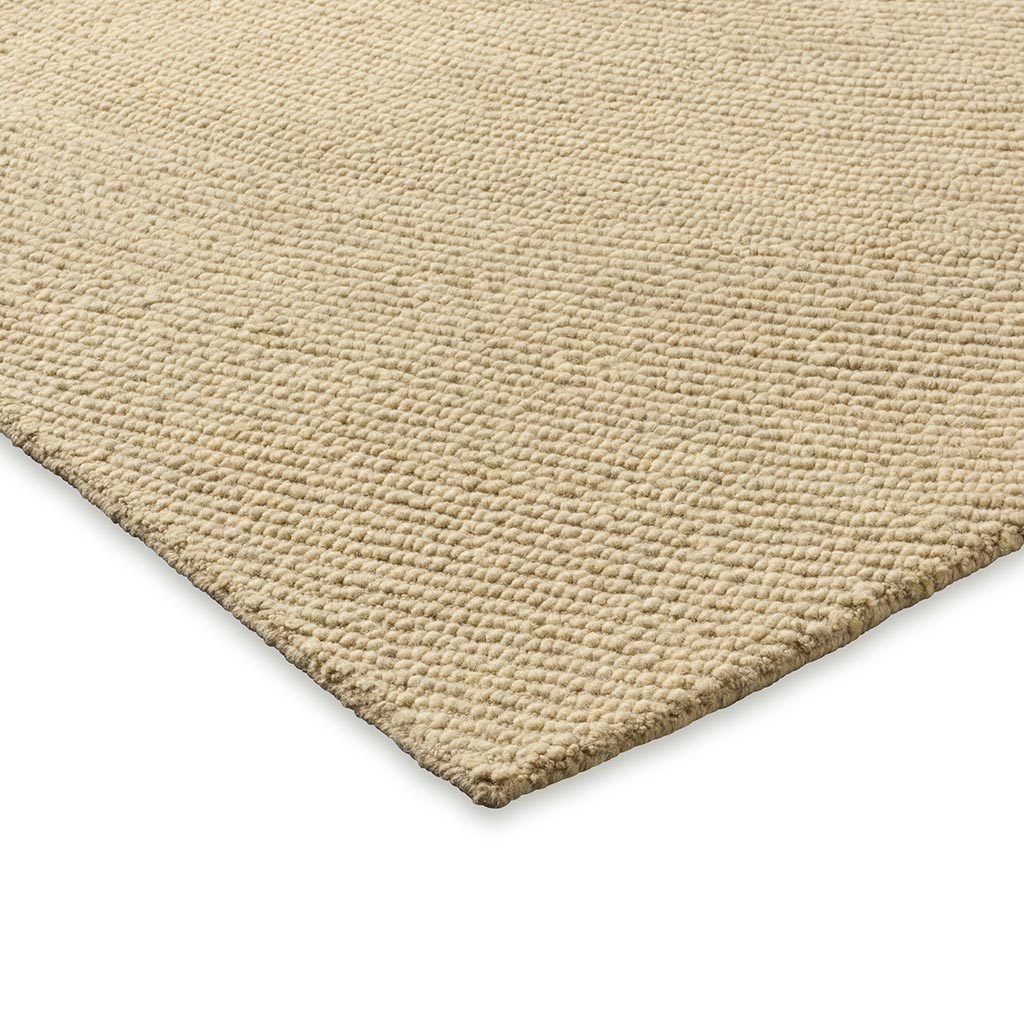 Decor Echo, håndtuftet moderne gulvteppe i sandfarget ull - Bilde 5