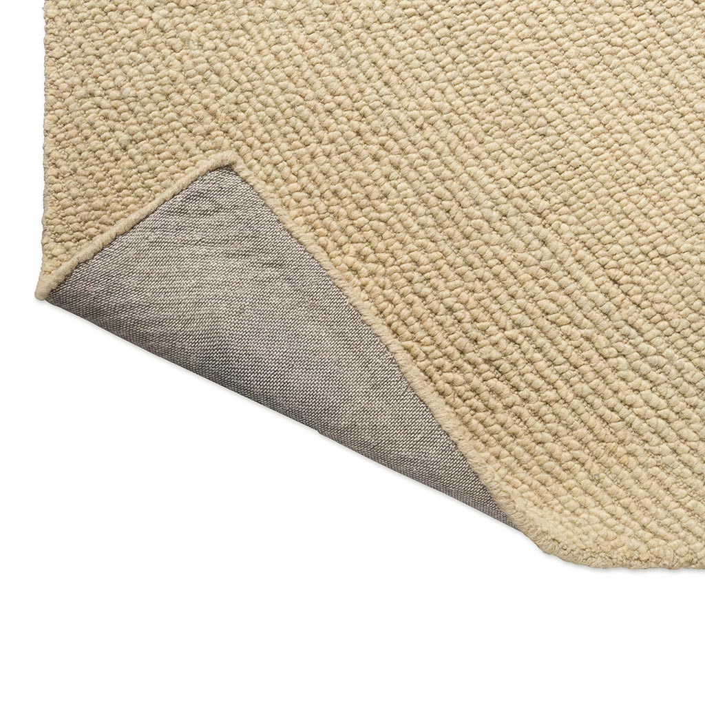 Decor Echo, håndtuftet moderne gulvteppe i sandfarget ull - Bilde 6
