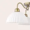 Durford, taklampe i antikk messing med porselensskjermer - Bilde 3