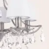 Enstone, elegant taklampe med skjermer og glasskrystaller - Bilde 5