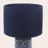 Knipton bordlampe i keramikk med mønster i blått - Bilde 4