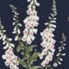 Foxglove Midnight, midnattsblå tapet med hvite revebjeller - Bilde 2