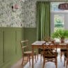 Oshibana, tapet med blomster i friske toner - Bilde 2