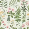 Oshibana, tapet med blomster i friske toner - Bilde 3
