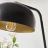 Brair, moderne bordlampe i matt sort - Bilde 5