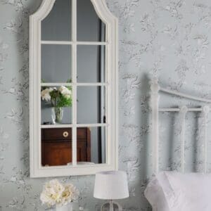 coombs vindusspeil i offwhite fra Laura Ashley