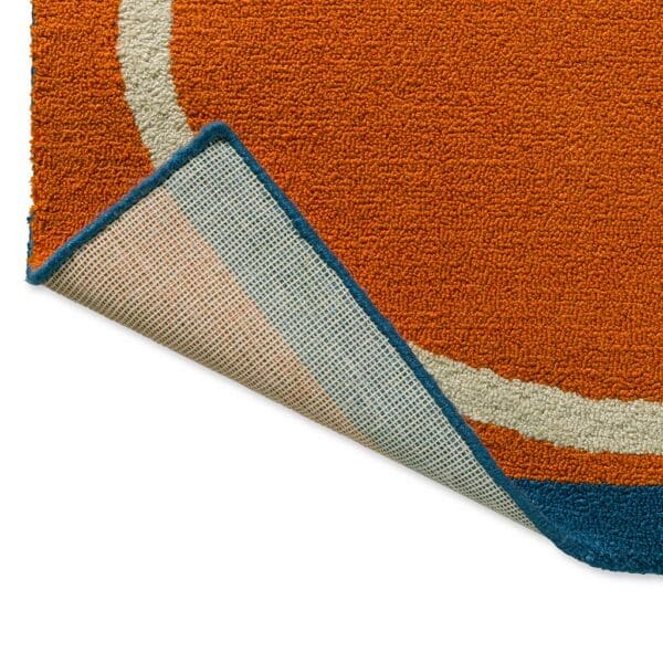 Orla Kiely, Linear Stem retro utendørsteppe i orange - Bilde 7