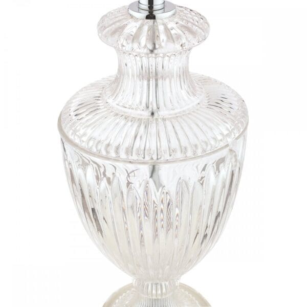 Meredith, klassisk, massiv lampefot i slepet glass - Bilde 6