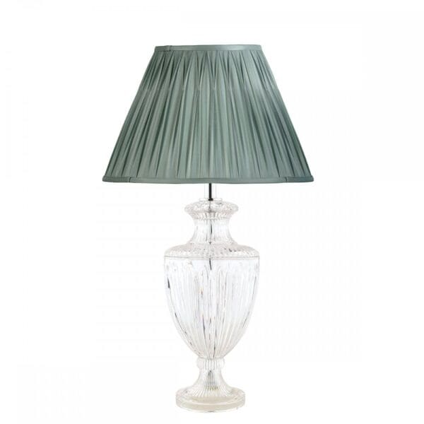 Meredith, klassisk, massiv lampefot i slepet glass - Bilde 4