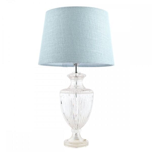 Meredith, klassisk, massiv lampefot i slepet glass - Bilde 3