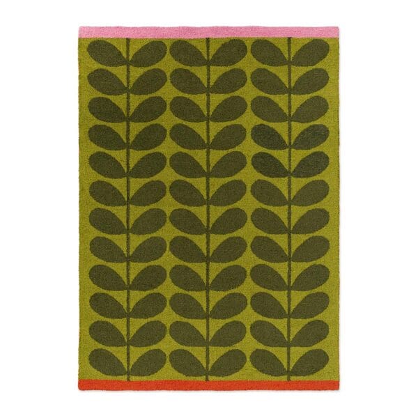 Orla Kiely, Solid Stem retro utendørsteppe i grønt - Bilde 4