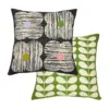 Textured Flower retro pute i skifergrått fra Orla Kiely