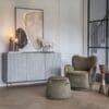 Hesteskulptur i antikk finish - Bilde 2