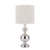 Mancot, bordlampe i krom med touch, med  linskjerm - Bilde 3
