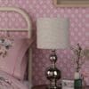 Mancot, bordlampe i krom med touch, med  linskjerm - Bilde 2