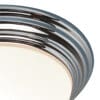 Barclay, stor takplafond til bad i krom med hvit glasskuppel (IP44) - Bilde 3