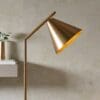 Cape, stilren, moderne gulvlampe i antikk messing - Bilde 2