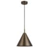 Cape, stilren moderne pendellampe i antikk bronse - Bilde 6