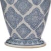 Ely, klassisk keramikklampe med geometrisk motiv i blått - Bilde 5