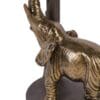 Kariba, lyslykt i røkt glass, med elefant H37cm - Bilde 6
