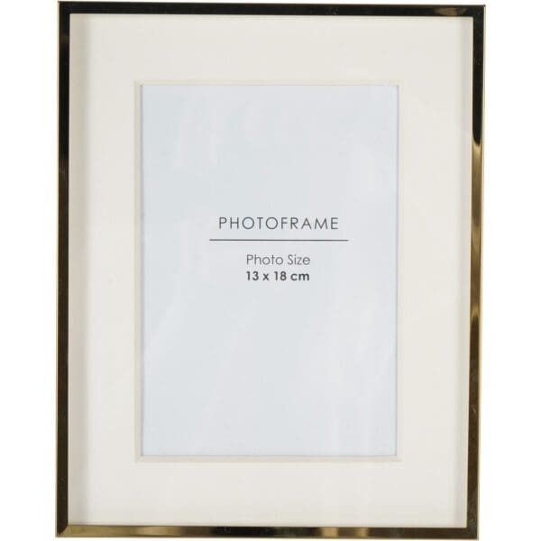 Strand, Minimalistisk fotoramme i i gull (13*18cm) - Bilde 2