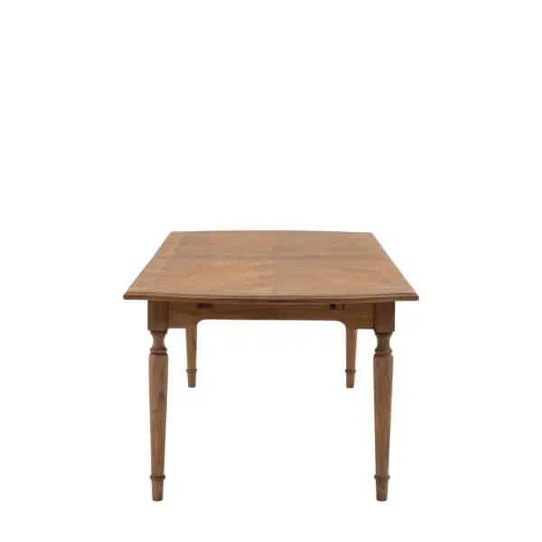 Highgrove, spisebord med ileggsplate  i brunt tre (215-260cm) - Bilde 6