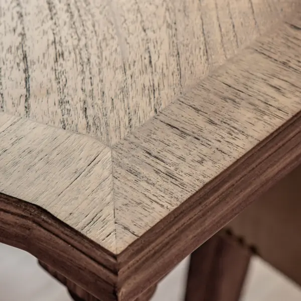 Highgrove, spisebord med ileggsplate  i brunt tre (215-260cm) - Bilde 4