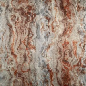 Marble, luksuriøs marmorert fløyel i orange