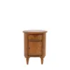 Highgrove, klassisk rund kommode/sidebord i brunt tre - Bilde 4